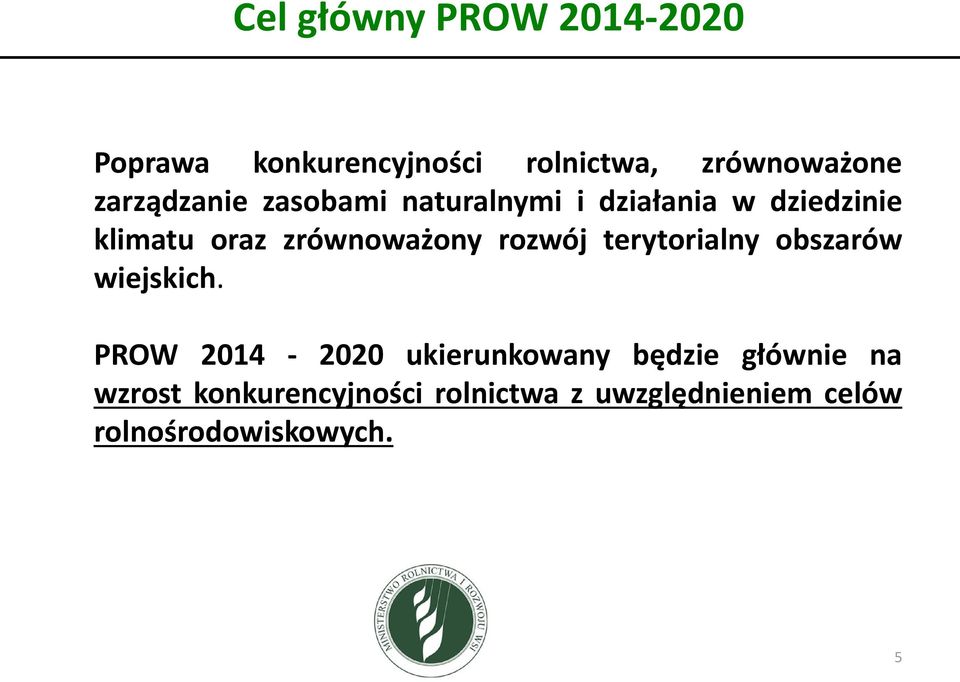 zrównoważony rozwój terytorialny obszarów wiejskich.