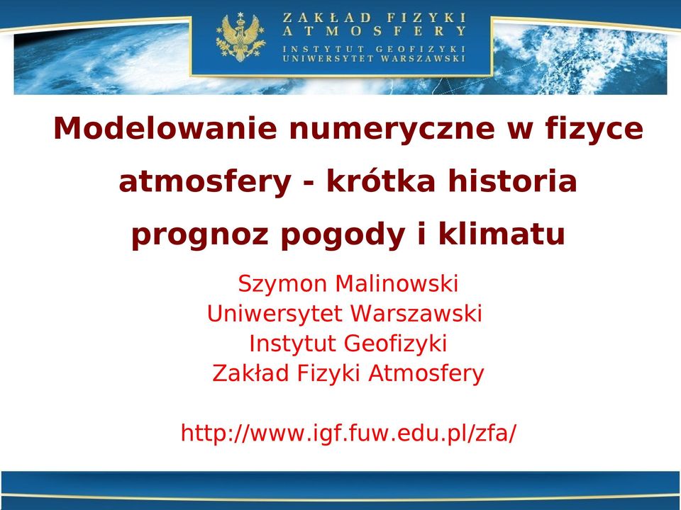 Malinowski Uniwersytet Warszawski Instytut