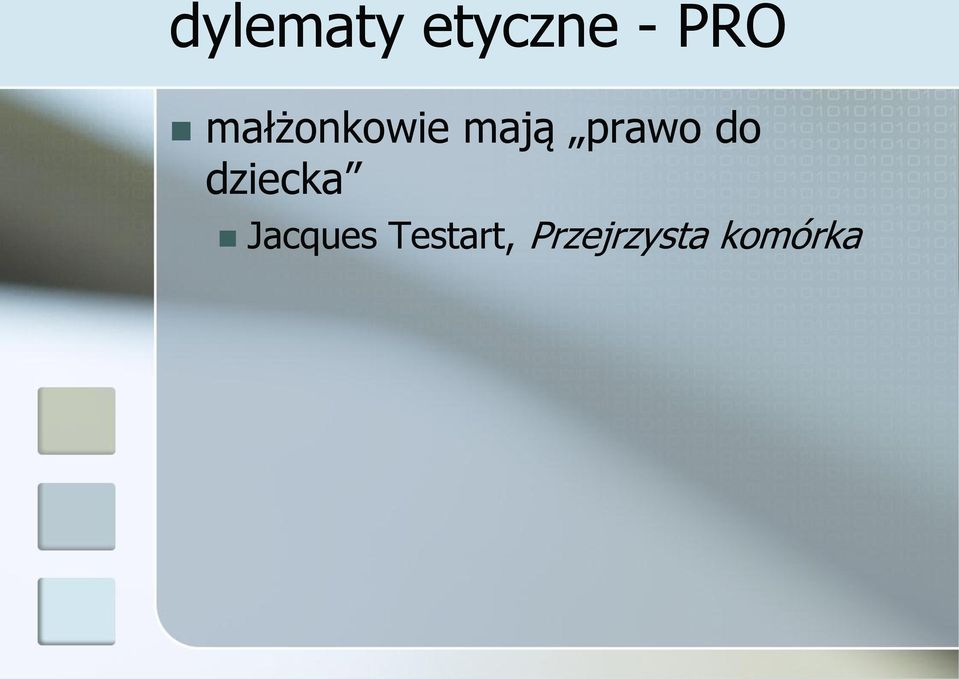do dziecka Jacques