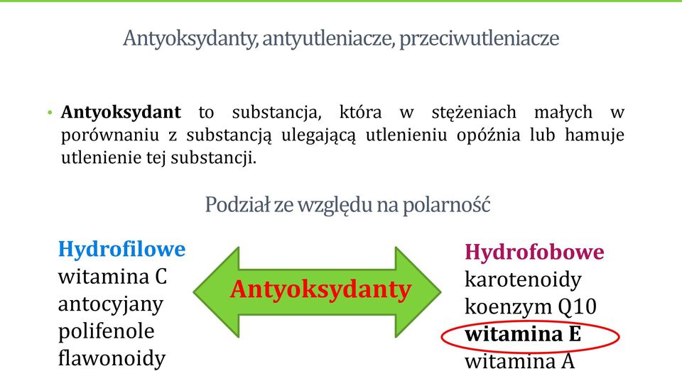 utlenienie tej substancji.