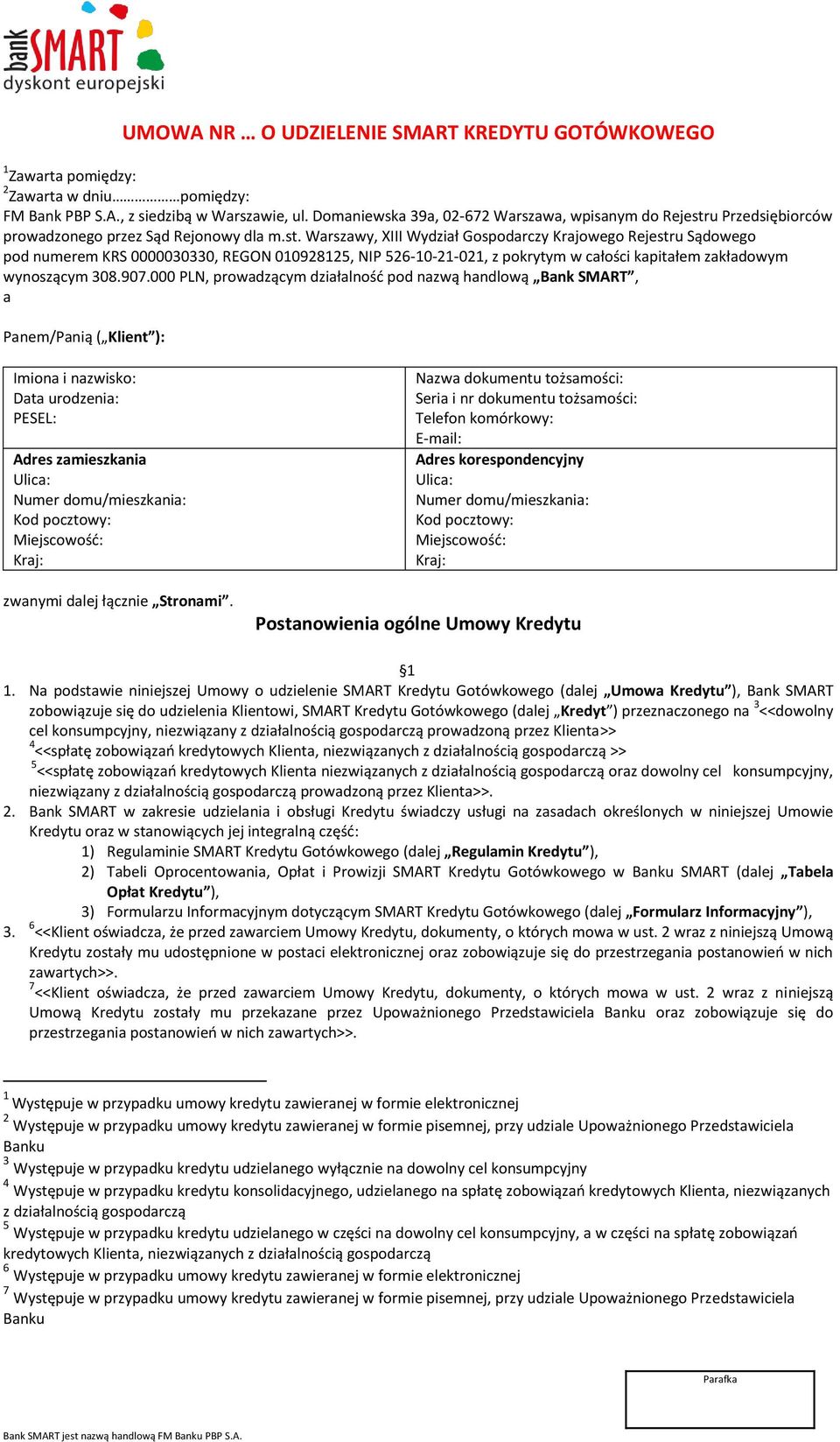 u Przedsiębiorców prowadzonego przez Sąd Rejonowy dla m.st.