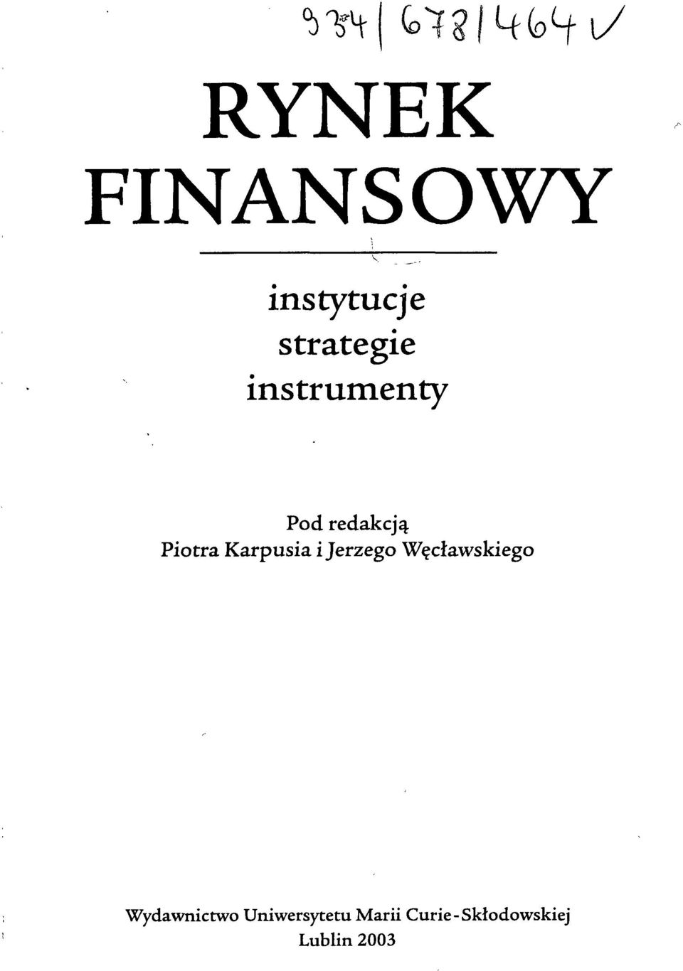 i Jerzego Węcławskiego Wydawnictwo