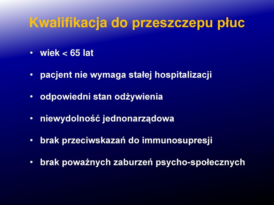 odżywienia niewydolno ć jednonarz dowa brak