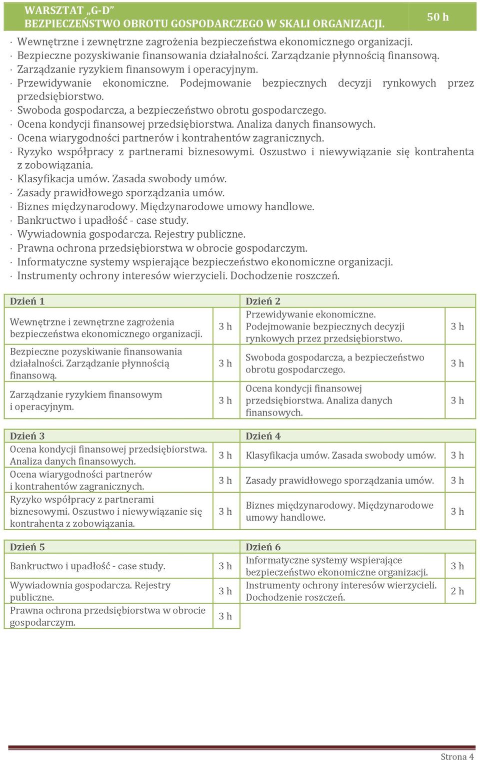 Swoboda gospodarcza, a bezpieczeństwo obrotu gospodarczego. Ocena kondycji finansowej przedsiębiorstwa. Analiza danych finansowych. Ocena wiarygodności partnerów i kontrahentów zagranicznych.