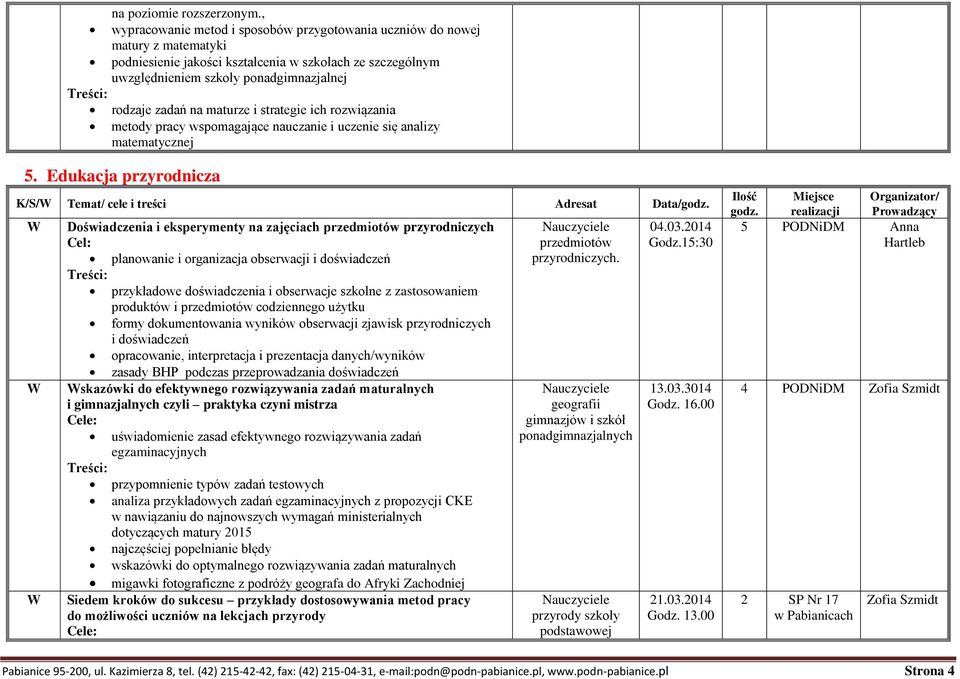 maturze i strategie ich rozwiązania metody pracy wspomagające nauczanie i uczenie się analizy matematycznej 5.