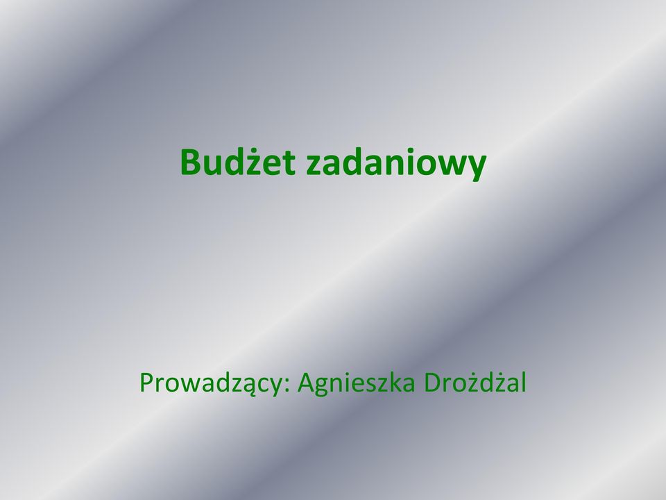 Prowadzący: