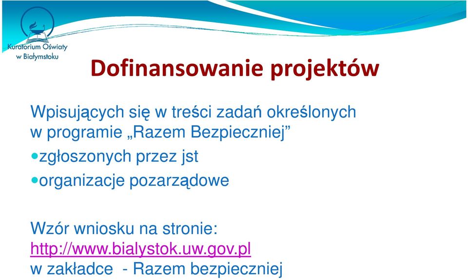 przez jst organizacje pozarządowe Wzór wniosku na