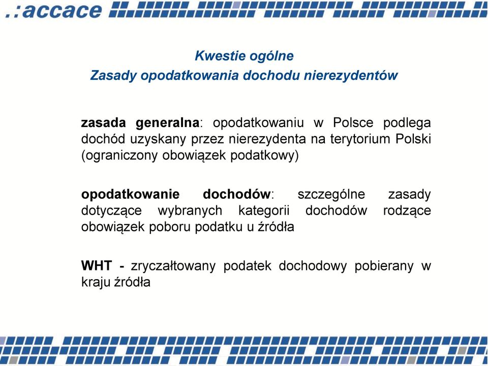 podatkowy) opodatkowanie dochodów: szczególne zasady dotyczące wybranych kategorii dochodów