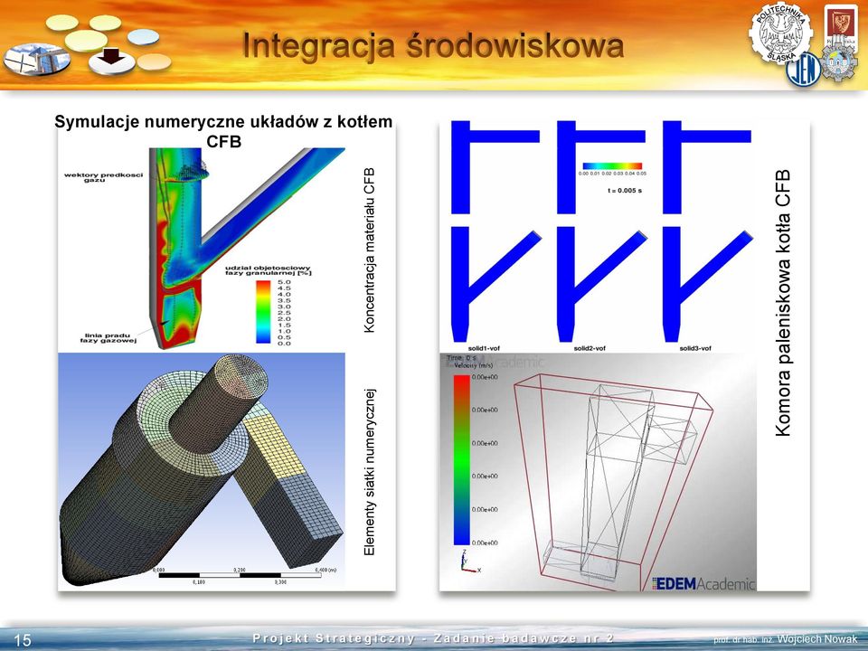 Komora paleniskowa kotła CFB