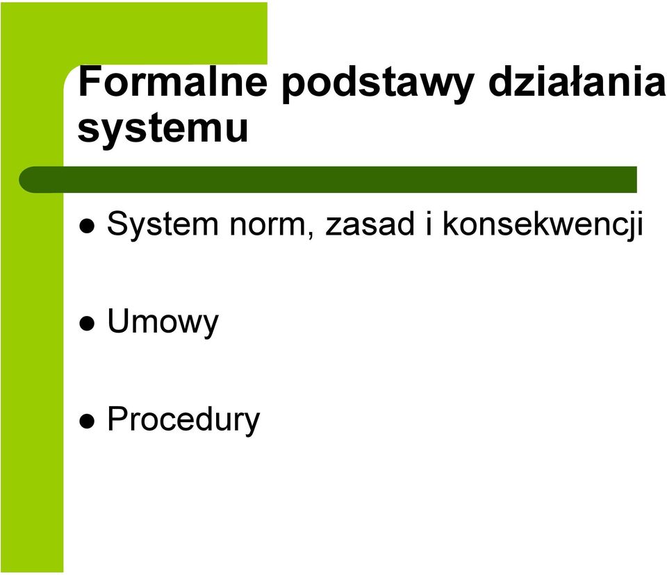 System norm, zasad i