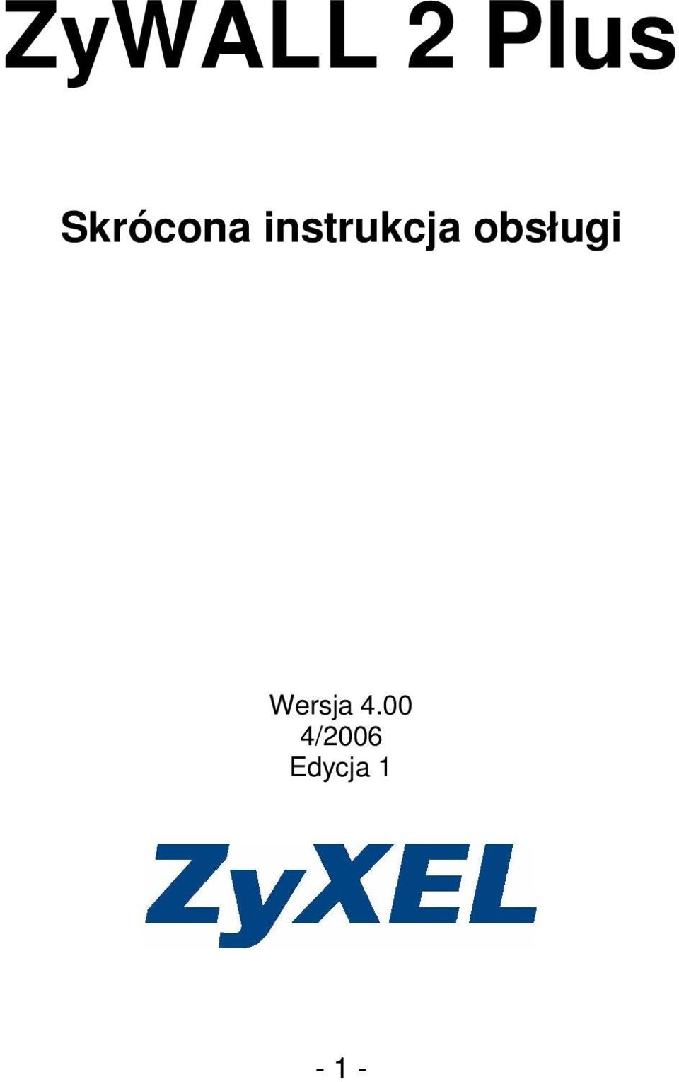 instrukcja obsługi