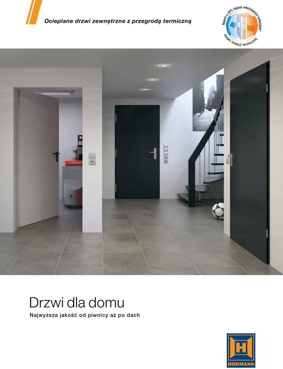 zewnętrzne z przegrodą termiczną Drzwi dla