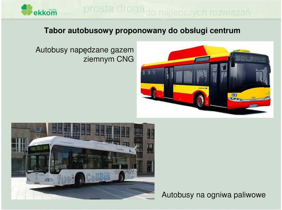 centrum Autobusy napędzane