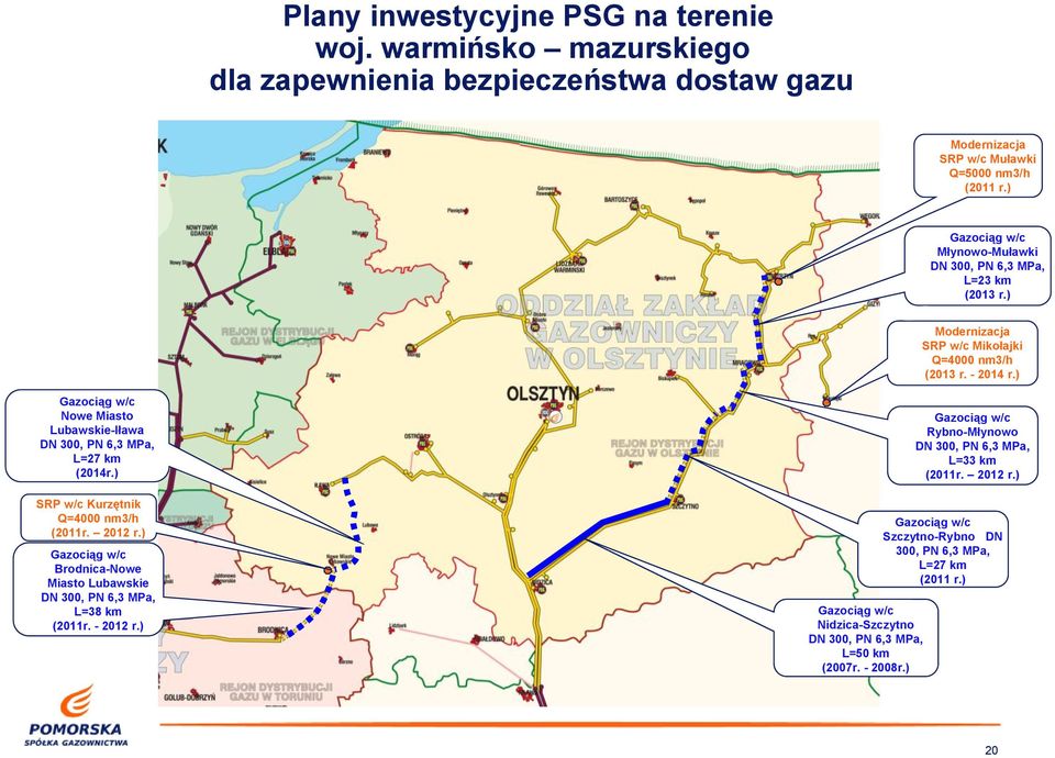 ) SRP w/c Kurzętnik Q=4000 nm3/h (2011r. 2012 r.