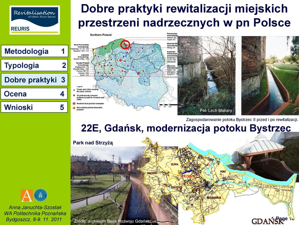 Lech Makary Zagospodarowanie potoku Bystrzec II przed i po
