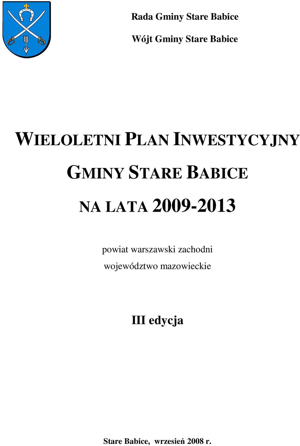 LATA 2009-2013 powiat warszawski zachodni