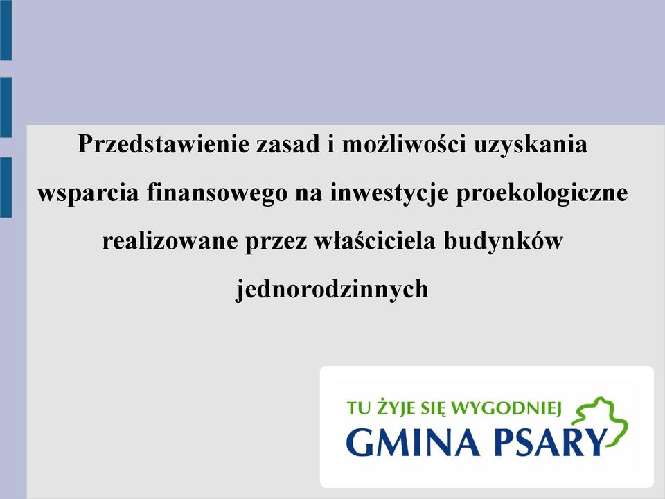 inwestycje proekologiczne