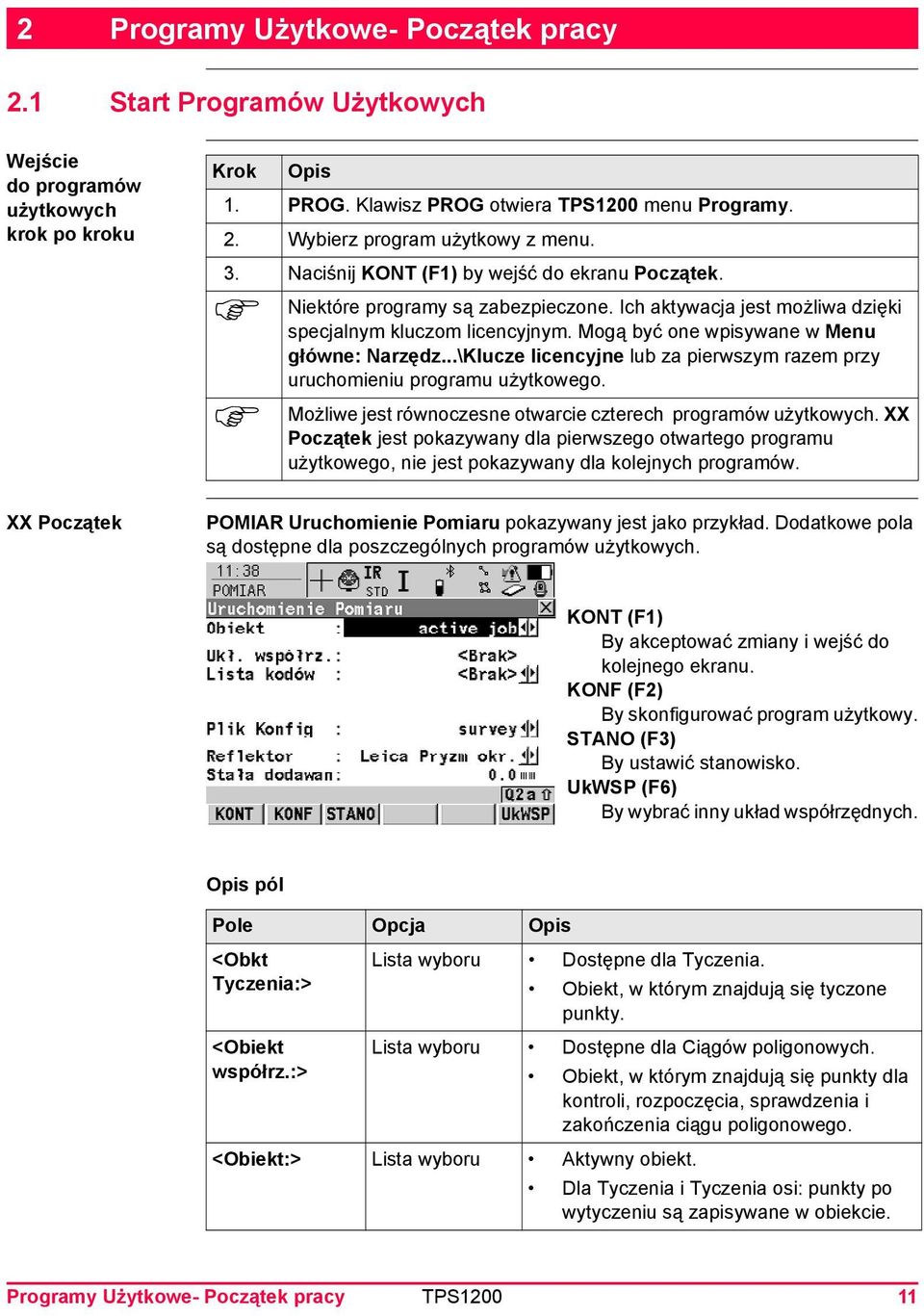 ..\Klucze licencyjne lub za pierwszym razem przy uruchomieniu programu użytkowego. Możliwe jest równoczesne otwarcie czterech programów użytkowych.