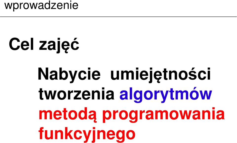 tworzenia algorytmów