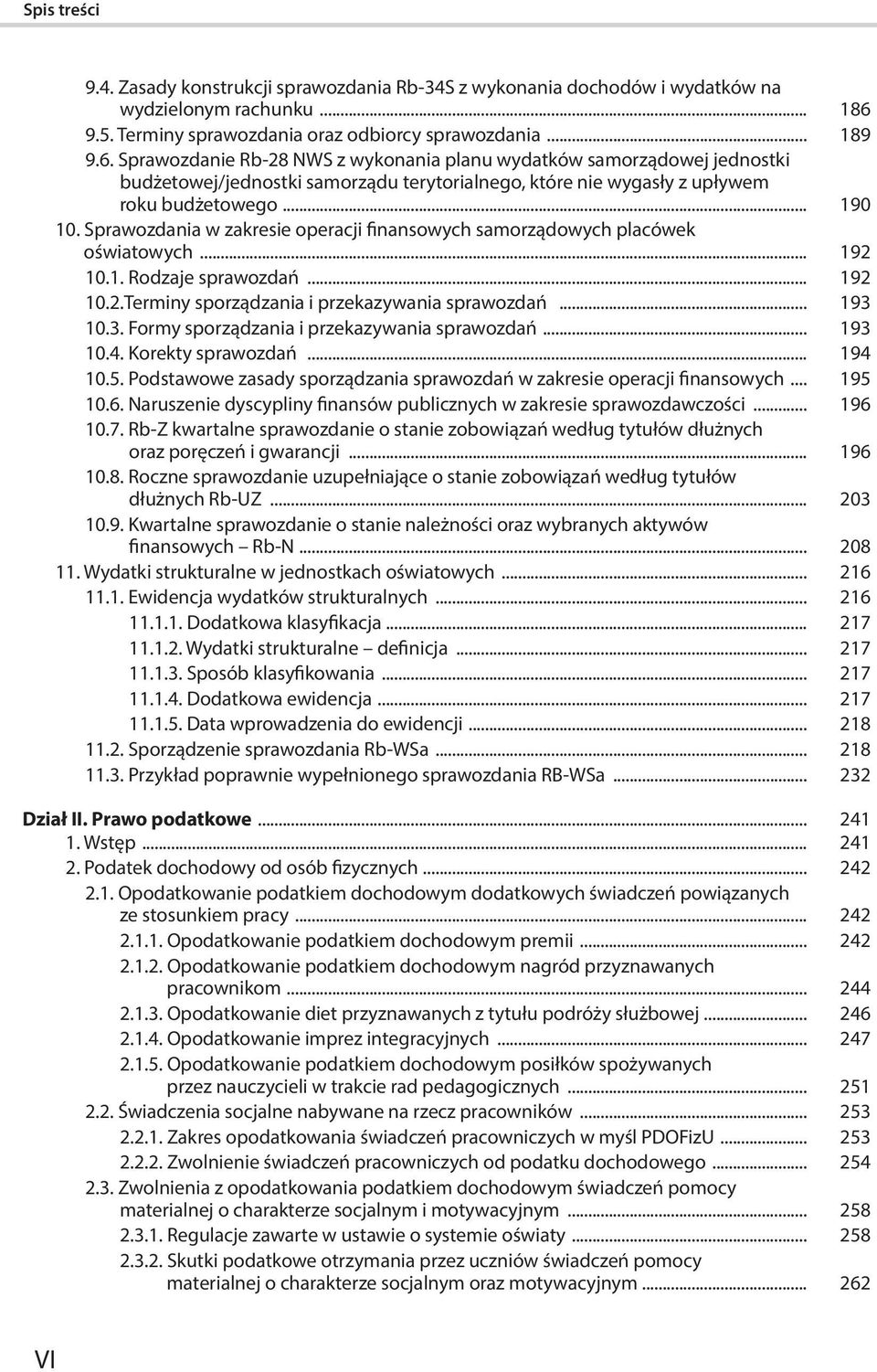 Sprawozdanie Rb-28 NWS z wykonania planu wydatków samorządowej jednostki budżetowej/jednostki samorządu terytorialnego, które nie wygasły z upływem roku budżetowego... 190 10.