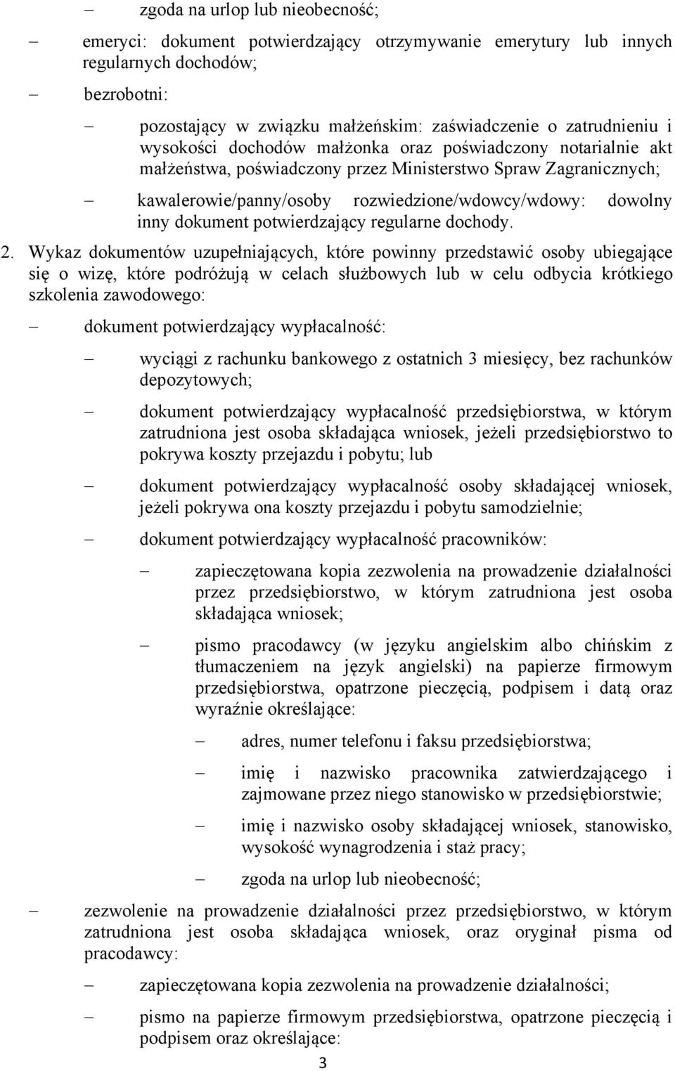 potwierdzający regularne dochody. 2.