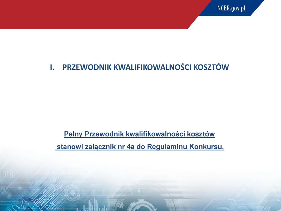 kwalifikowalności kosztów