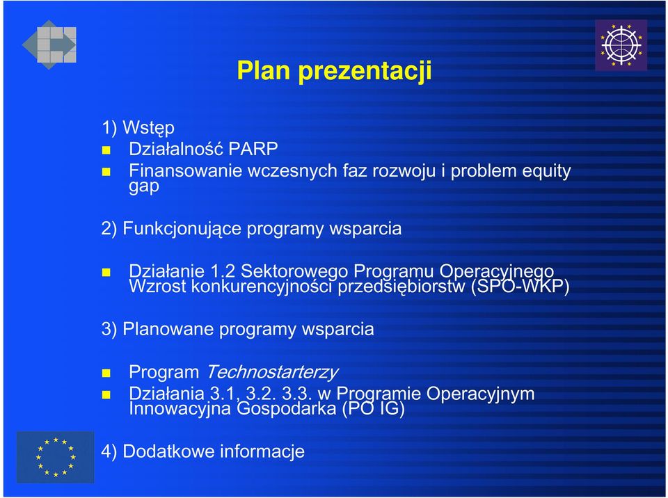 2 Sektorowego Programu Operacyjnego Wzrost konkurencyjności przedsiębiorstw (SPO-WKP) 3)