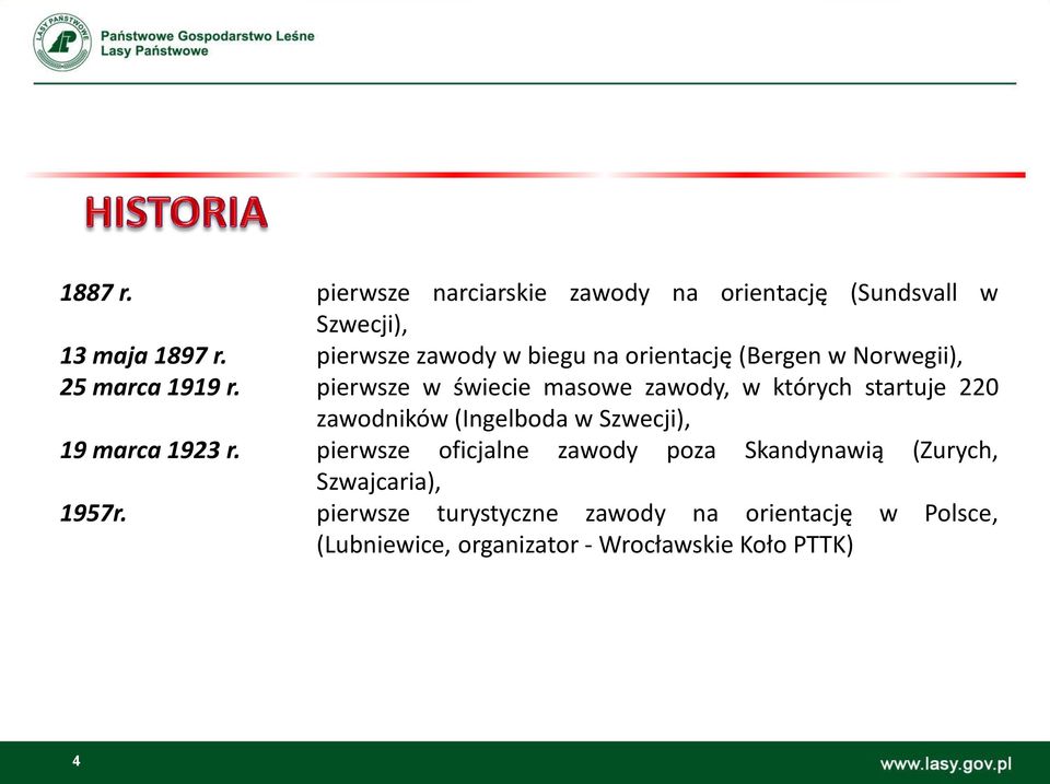 pierwsze w świecie masowe zawody, w których startuje 220 zawodników (Ingelboda w Szwecji), 19 marca 1923 r.