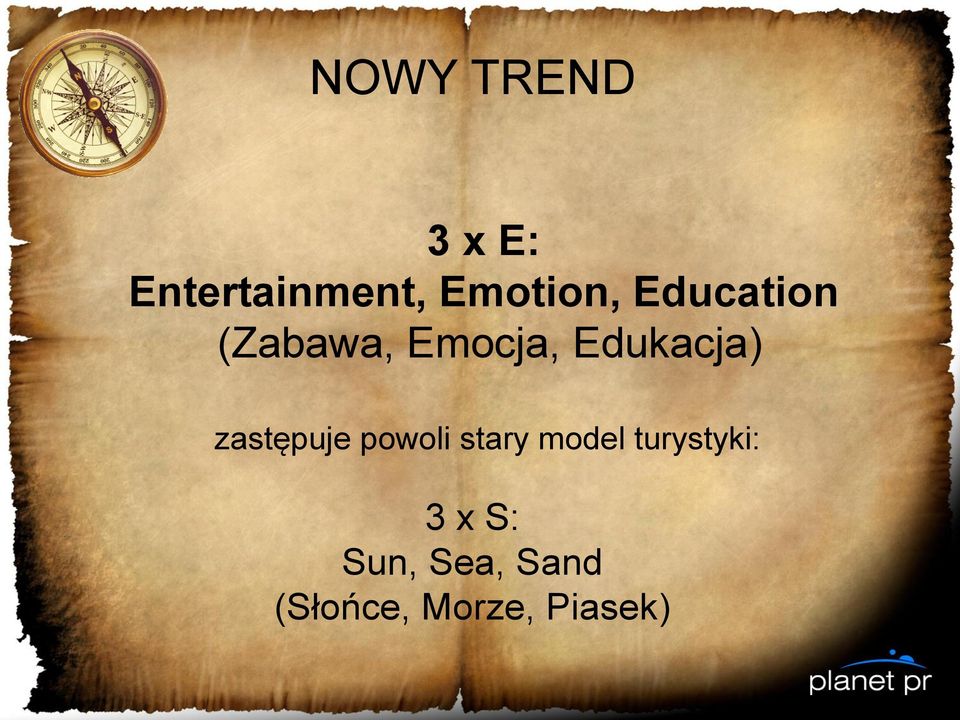 Edukacja) zastępuje powoli stary model