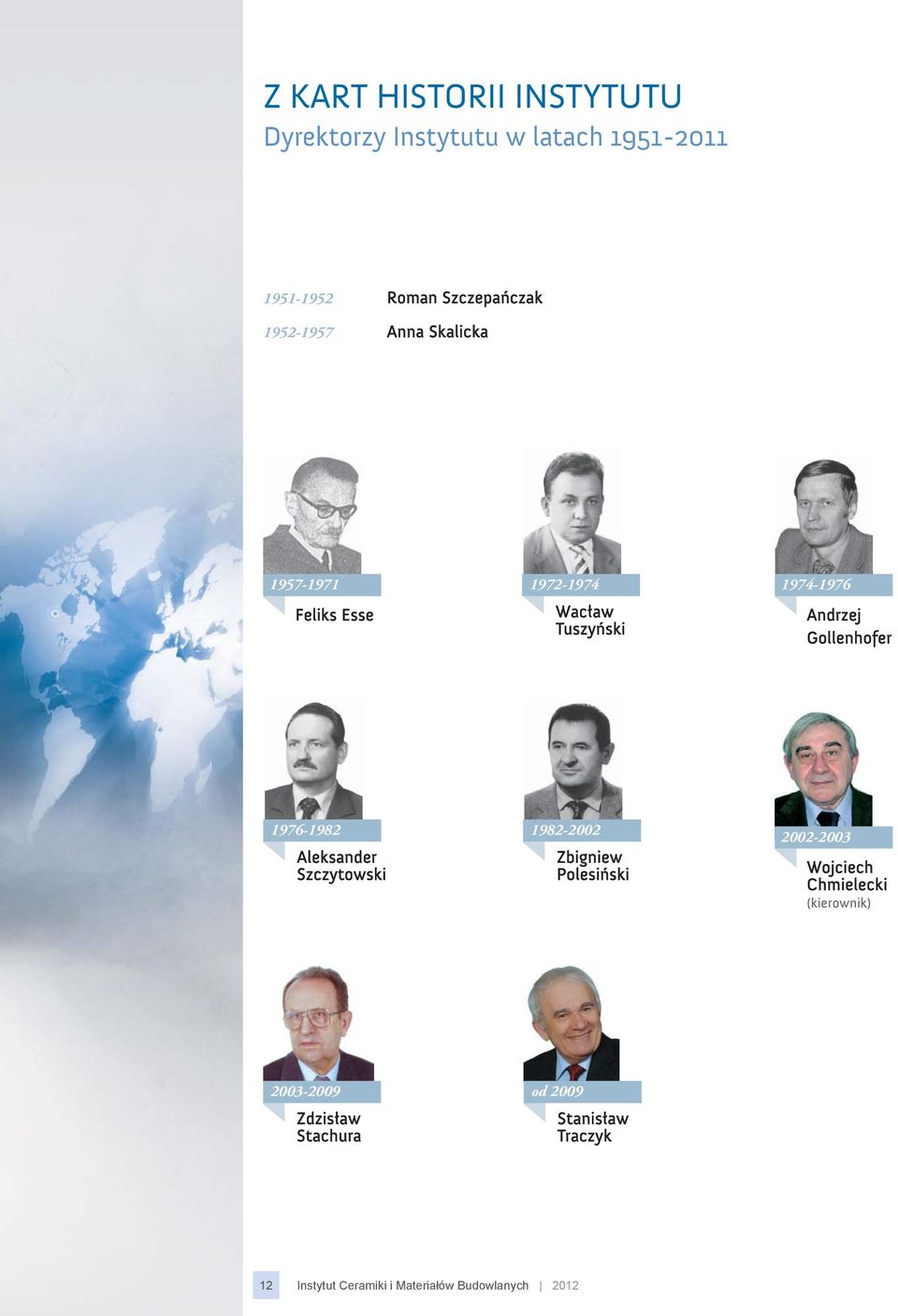 Gollenhofer 1976-1982 1982-2002 Aleksander Zbigniew Szczytowski Polesiński 2002-2003 Wojciech