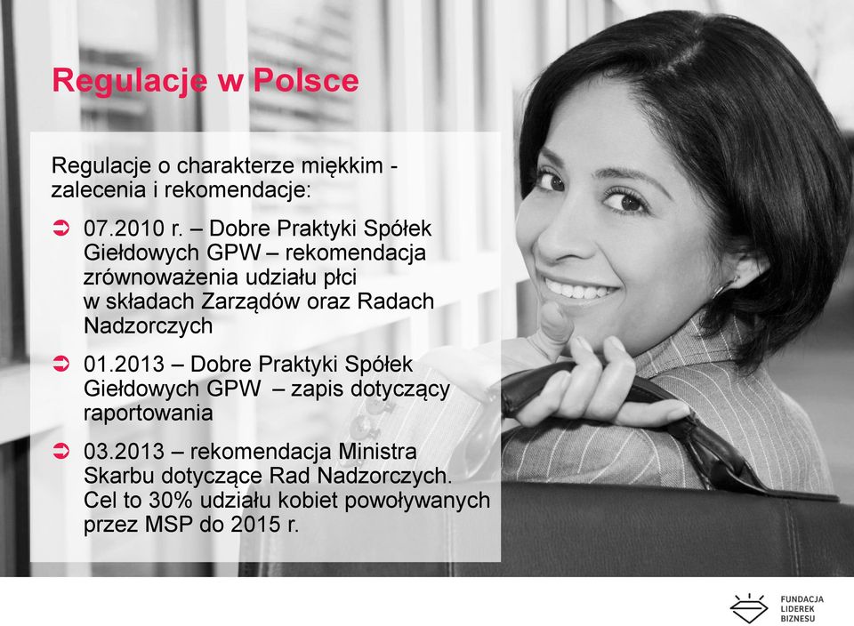 Radach Nadzorczych 01.2013 Dobre Praktyki Spółek Giełdowych GPW zapis dotyczący raportowania 03.