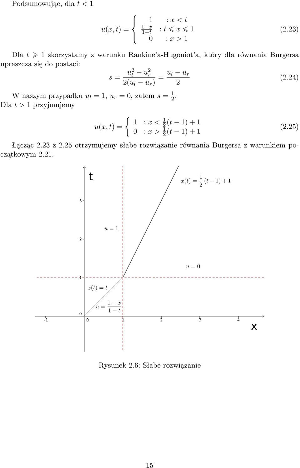 u r (u l u r ) = u l u r (.4) W naszym przypadku u l = 1, u r = 0, zatem s = 1.