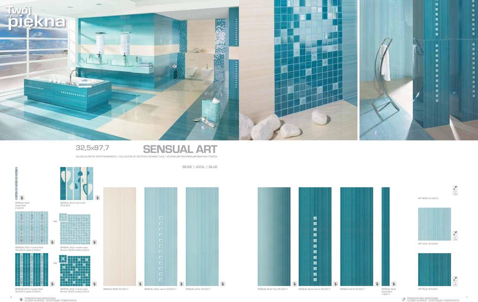2,x2, ART AZUL 2,5x2,5 SENSUAL BLUE mozaika Paski 2,5x2,5, pasek 2,x2,5 SENSUAL BLUE mozaika cięta Murano 0x0, kostka 2,x2, SENSUAL BEIGE 2,5x97,7 SENSUAL AZUL