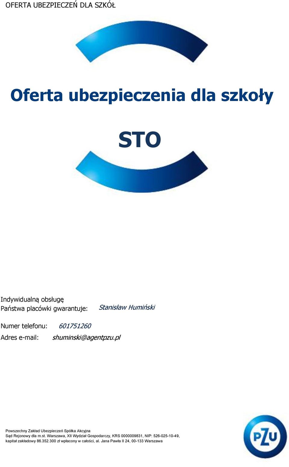 pl Powszechny Zakład Ubezpieczeń Spółka Akcyjna Sąd Rejonowy dla m.st.