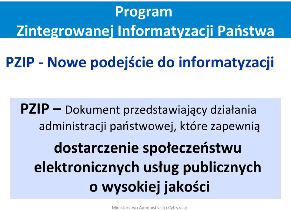 działania administracji państwowej, które zapewnią