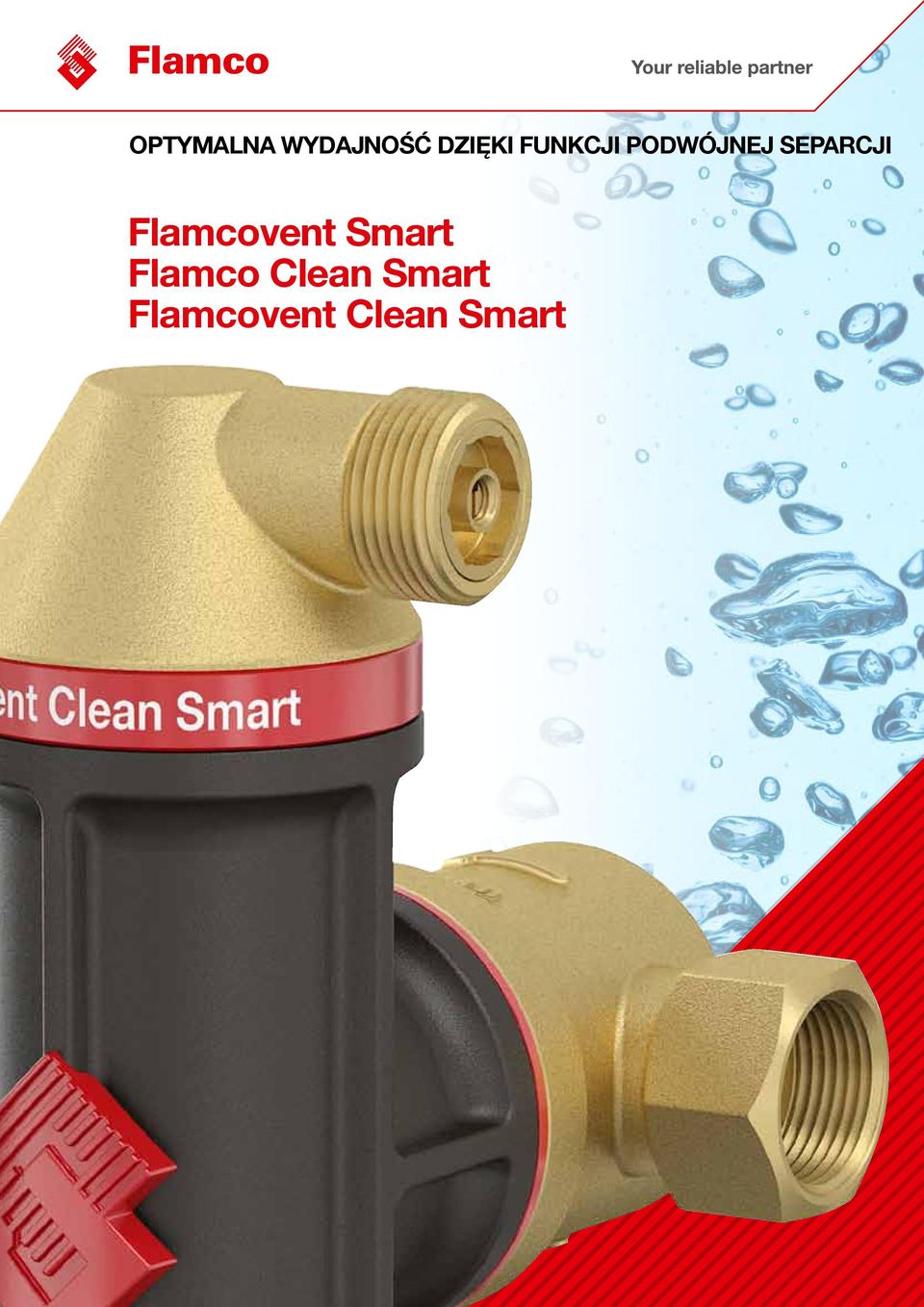 OPTYMALNA WYDAJNOŚĆ DZIĘKI FUNKCJI PODWÓJNEJ SEPARCJI. Flamcovent Smart  Flamco Clean Smart Flamcovent Clean Smart - PDF Free Download