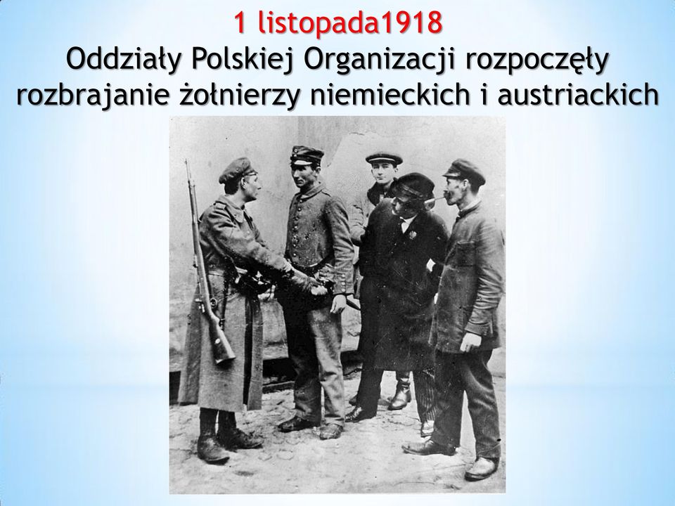 rozpoczęły rozbrajanie