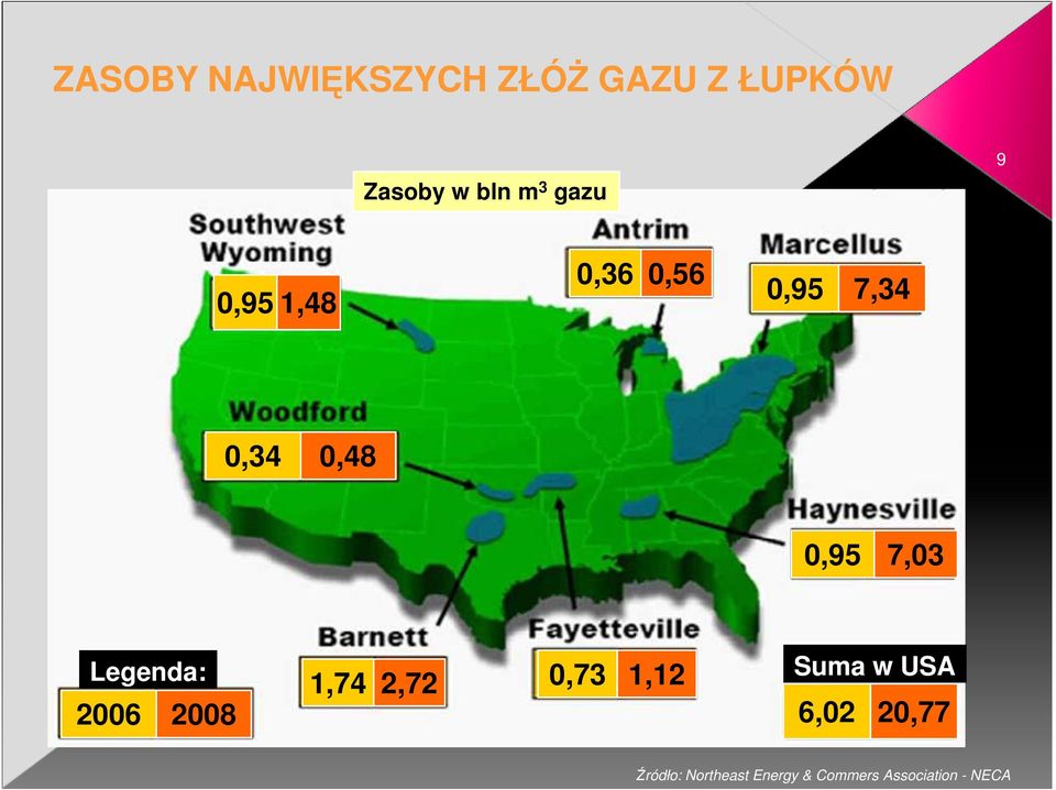 Legenda: 2006 2008 1,74 2,72 0,73 1,12 Suma w USA 6,02