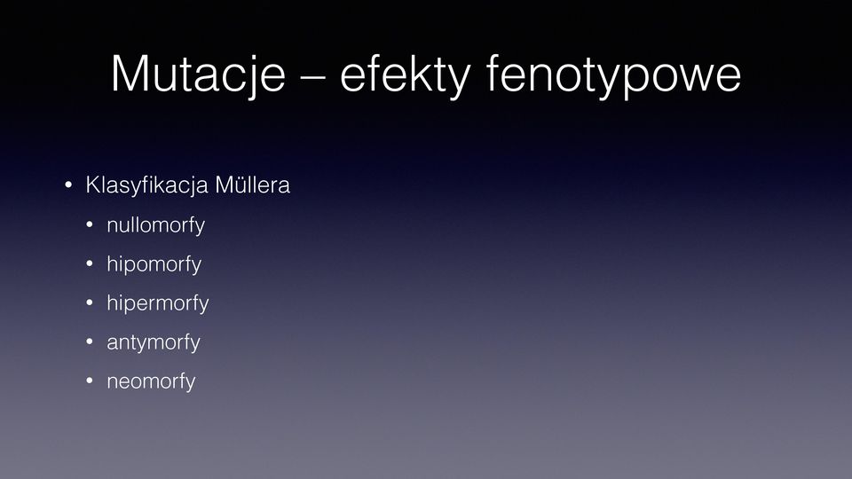 Müllera nullomorfy
