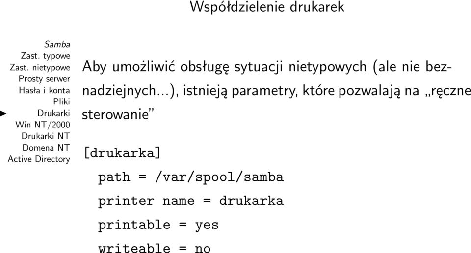 ..), istnieją parametry, które pozwalają na ręczne