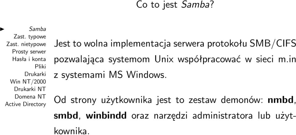 pozwalająca systemom Unix współpracować w sieci m.