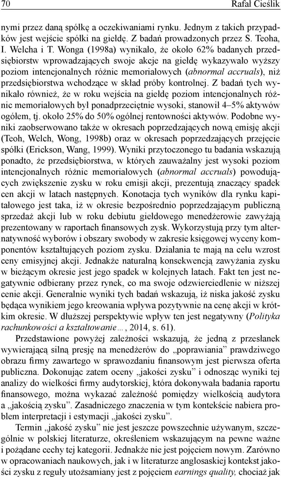 przedsiębiorstwa wchodzące w skład próby kontrolnej.