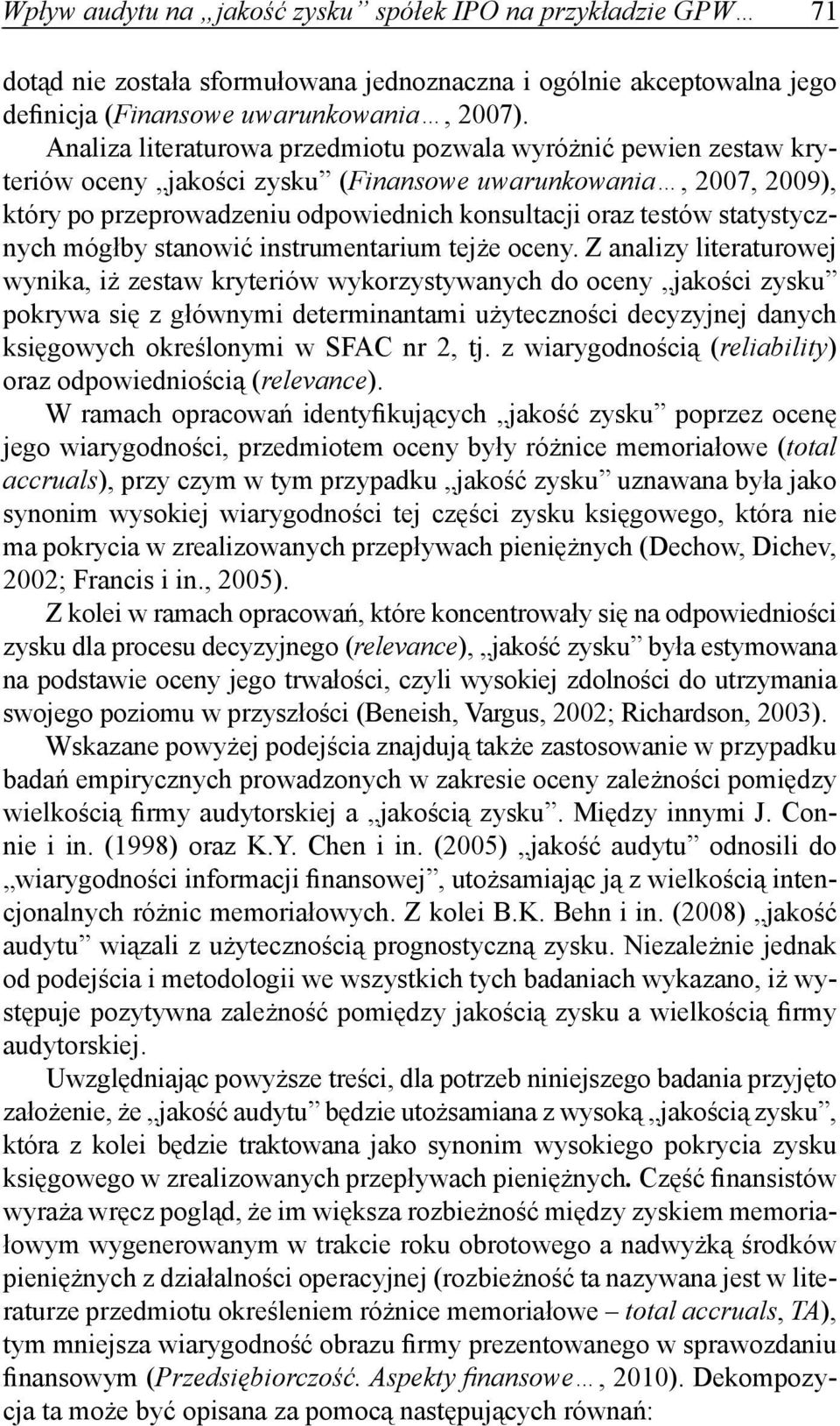 statystycznych mógłby stanowić instrumentarium tejże oceny.