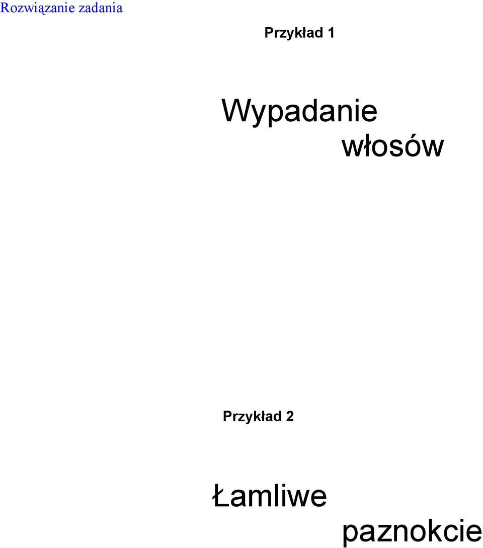 Wypadanie włosów