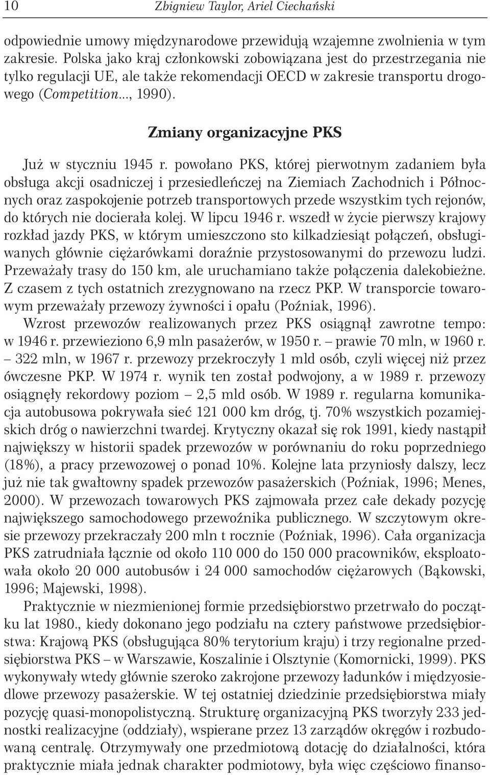 Zmiany organizacyjne PKS Już w styczniu 1945 r.