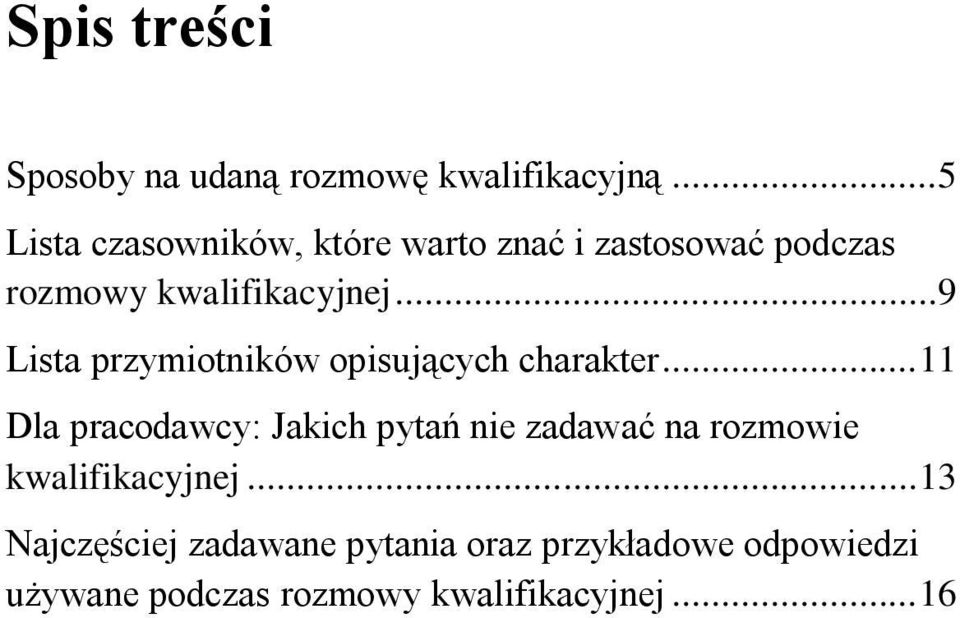 ..9 Lista przymiotników opisujących charakter.