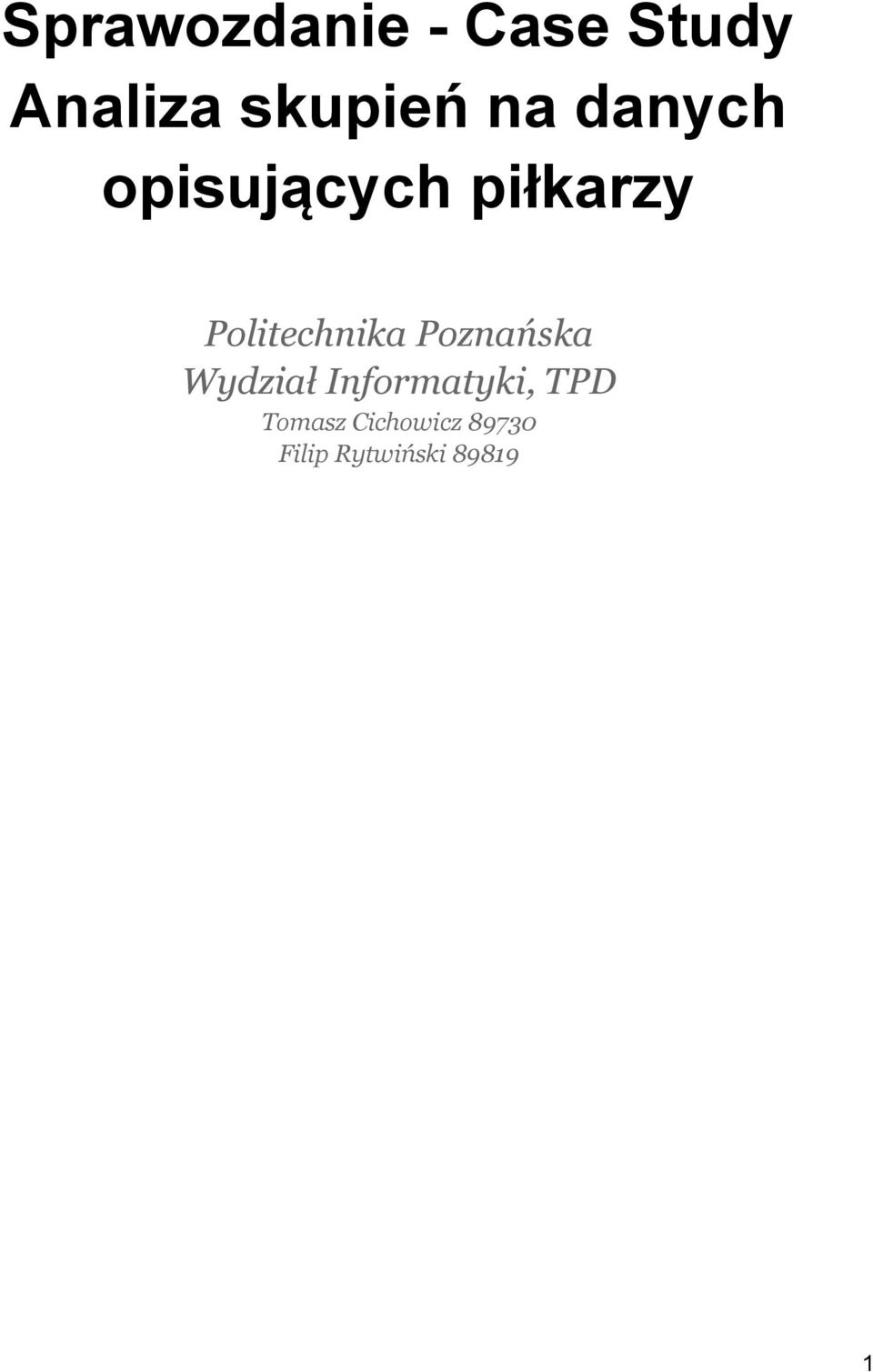 Politechnika Poznańska Wydział