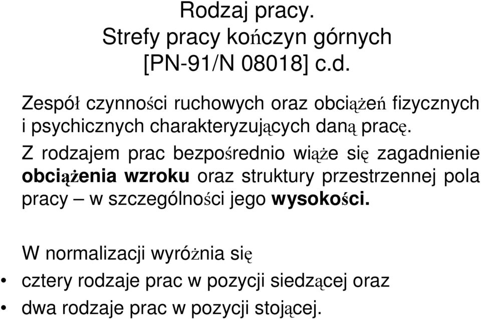 pracy w szczególności jego wysokości.