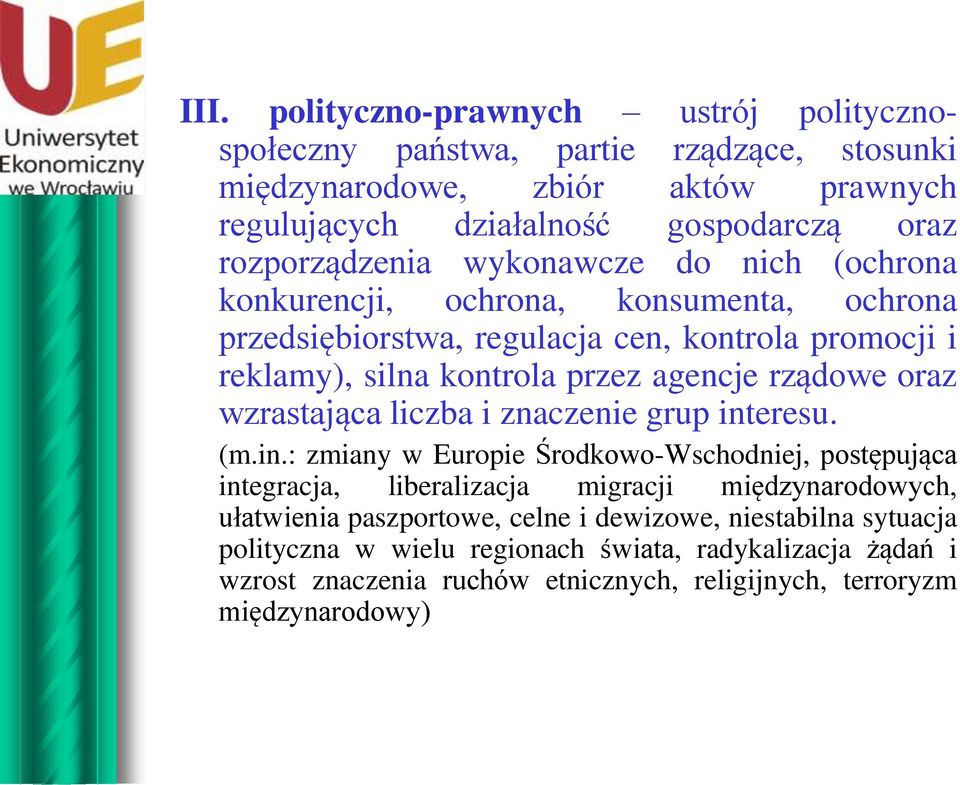 rządowe oraz wzrastająca liczba i znaczenie grup int