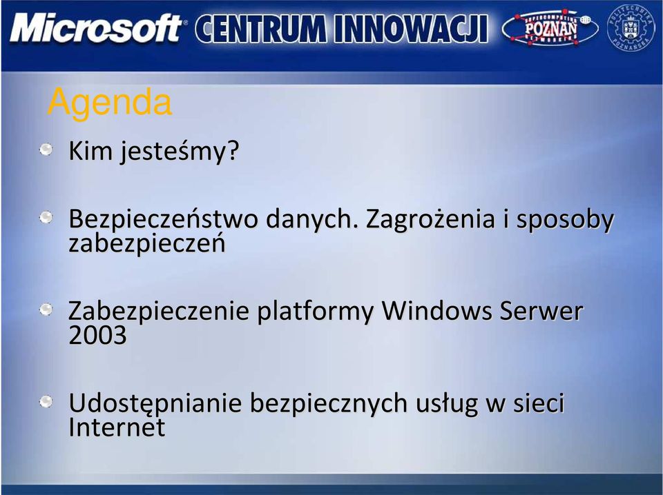 Zabezpieczenie platformy Windows Serwer